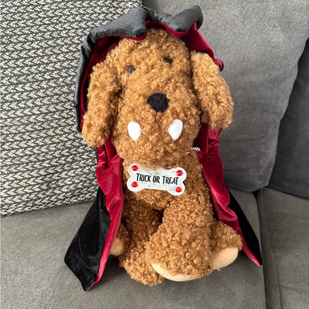 Pottery Barn Dante The Dracula Dog Shaped Pillow - Picture 4 of 11